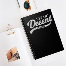 Load image into Gallery viewer, Spiral Notebook Black/White - Ruled Line