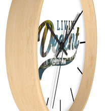 Load image into Gallery viewer, Wall Clock Miami Skyline