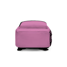 Load image into Gallery viewer, Backpack Pink w/ White print