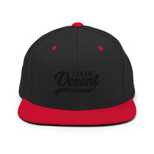 Load image into Gallery viewer, Snapback Hat w/ Black Embroidery