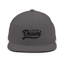 Load image into Gallery viewer, Snapback Hat w/ Black Embroidery