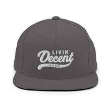 Load image into Gallery viewer, Snapback Hat w/White Embroidery