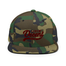 Load image into Gallery viewer, Snapback Hat  w/ Maroon Embroidery