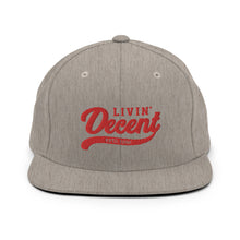 Load image into Gallery viewer, Snapback Hat w/ Red Embroidery