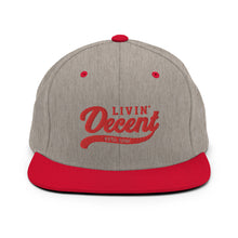 Load image into Gallery viewer, Snapback Hat w/ Red Embroidery