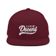 Load image into Gallery viewer, Snapback Hat w/White Embroidery