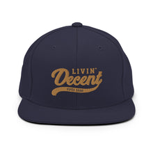 Load image into Gallery viewer, Snapback Hat w/ Gold Embroidery