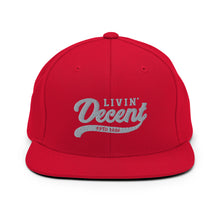 Load image into Gallery viewer, Snapback Hat w/ Grey Embroidery