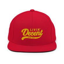 Load image into Gallery viewer, Snapback Hat w/ Yellow Embroidery