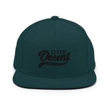 Load image into Gallery viewer, Snapback Hat w/ Black Embroidery