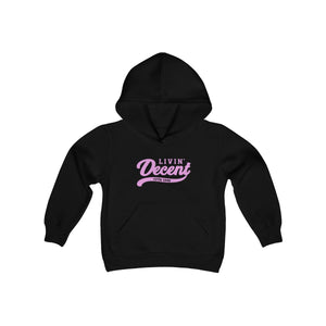 Youth Hoodie Pink Print