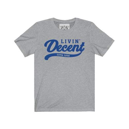 Unisex Jersey Short Sleeve Tee Royal Print