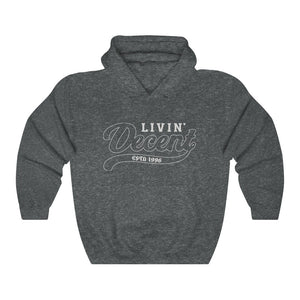 Unisex Hoodie Silver Outline Print