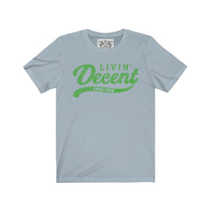 Unisex Jersey Word Cloud w/kelly green print