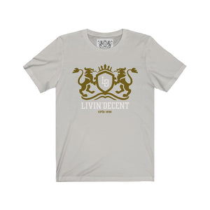 Unisex Jersey Short Sleeve Regal gold/white