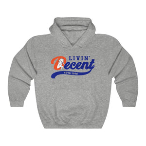 Livin' Decent/Bronco Gang Royal print Hoodie