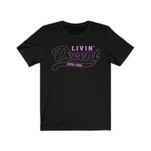 Load image into Gallery viewer, Unisex Jersey Short Sleeve Pink Outline Print