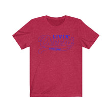 Load image into Gallery viewer, Unisex Jersey Short Sleeve Royal Outline Print