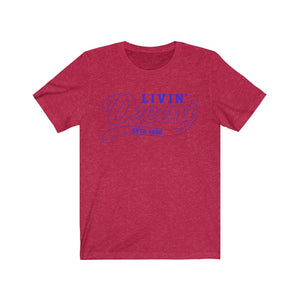 Unisex Jersey Short Sleeve Royal Outline Print