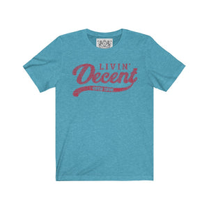 Unisex Jersey Word Cloud w/red print