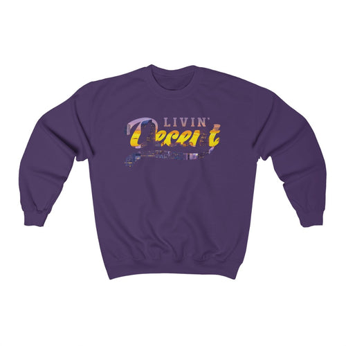 Unisex Crewneck Sweatshirt w/Denver Skyline Print