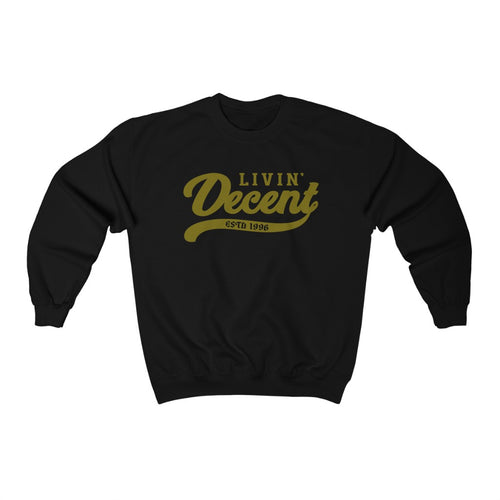 Unisex Crewneck Sweatshirt w/Gold Print