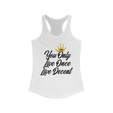 Load image into Gallery viewer, Women&#39;s YOLO Tank w/ black print