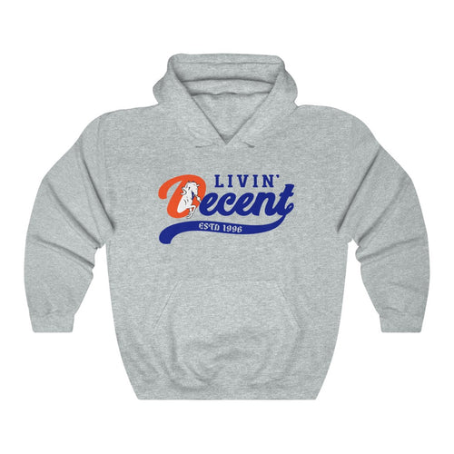 Livin' Decent/Bronco Gang Royal print Hoodie