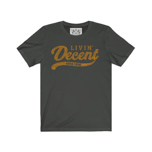 Unisex Jersey Word Cloud w/orange print
