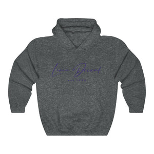 Unisex Hoodie LD signature Navy Print