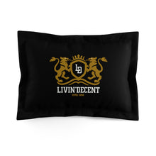 Load image into Gallery viewer, Pillow Sham Black w/ Regal Print