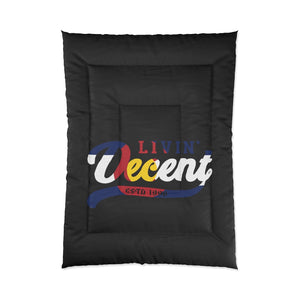 Comforter Black w/ CO Flag print