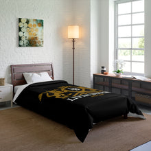 Load image into Gallery viewer, Comforter Black w/ Regal print