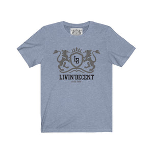 Unisex Jersey Short Sleeve Regal grey/black