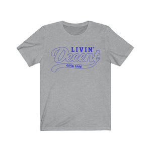 Unisex Jersey Short Sleeve Royal Outline Print