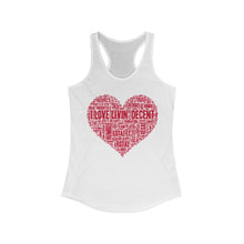 Load image into Gallery viewer, Women&#39;s Love Livin&#39; Tank w/ red print