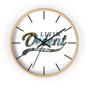 Wall Clock Miami Skyline