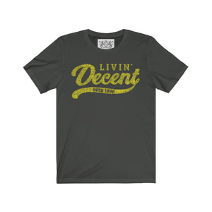 Unisex Jersey Word Cloud w/yellow print