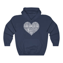 Load image into Gallery viewer, Unisex Hoodie Love Livin&#39; w/white Print