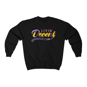 Unisex Crewneck Sweatshirt w/Denver Skyline Print