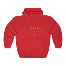 Load image into Gallery viewer, Unisex Hoodie Gold Outline Print