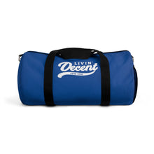 Load image into Gallery viewer, Duffel Bag Royal w/ White Print