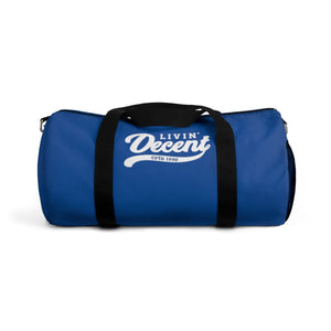 Duffel Bag Royal w/ White Print