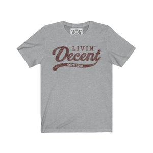 Unisex Jersey Word Cloud w/burgundy print