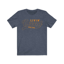 Load image into Gallery viewer, Unisex Jersey Short Sleeve Orange Outline Print