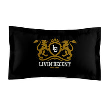 Load image into Gallery viewer, Pillow Sham Black w/ Regal Print