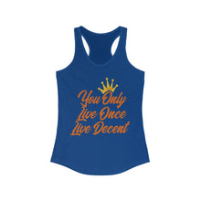 Load image into Gallery viewer, Women&#39;s YOLO Tank w/ orange print