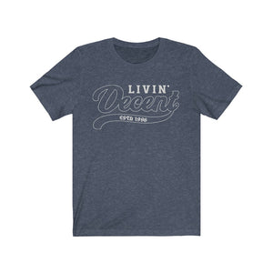 Unisex Jersey Short Sleeve Silver Outline Print