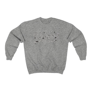 Unisex Crewneck Sweatshirt w/Cement Print