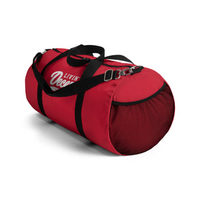 Duffel Bag Red w/ White Print